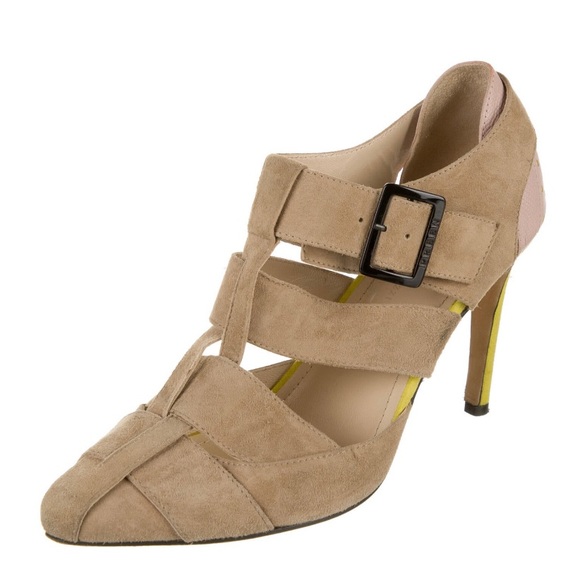 • Preen by Thornton Bregazzi Suede Pumps Yellow size 10 - Picture 3 of 6